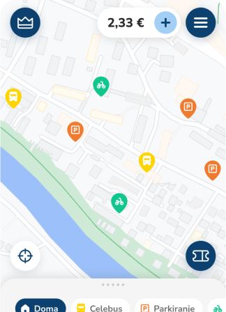 zemljevid v aplikaciji